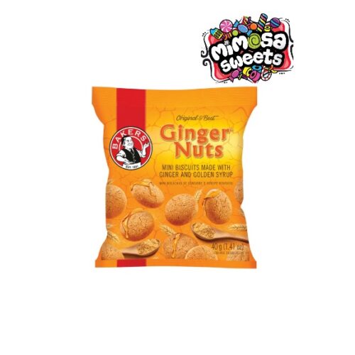 Bakers Mini Ginger Nuts 40gx24