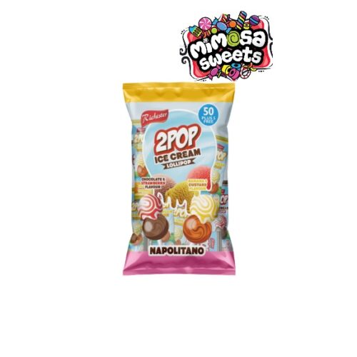 Richester 2Pop Ice Cream Lollipop Napolitano 50's