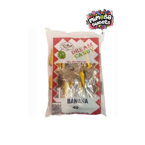 Dream Candy Banana Lollipops 40's