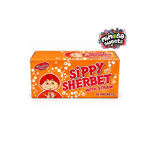 Marburg Sweets Sippy Sherbet Yellow 36's