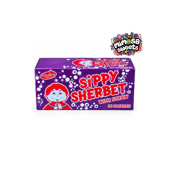 Marburg Sweets Sippy Sherbet Purple 36's