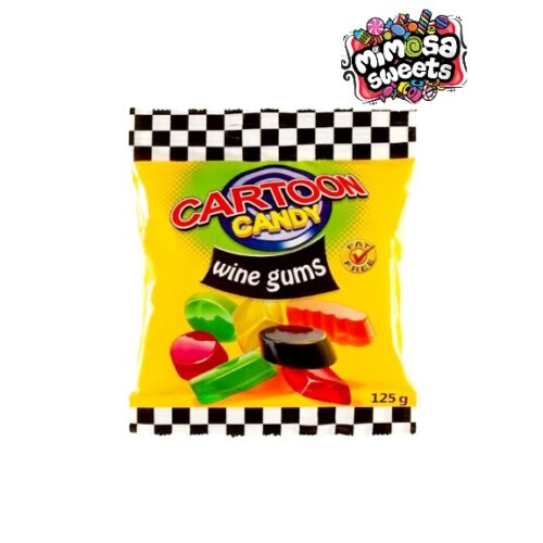 Cartoon Candy Wine Gums 125g