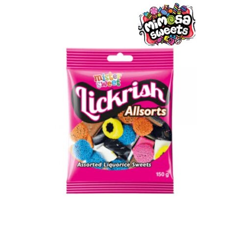 Mister Sweet Lickrish Allsorts 150g