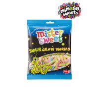 Mister Sweet Sour Glow Worms 400g