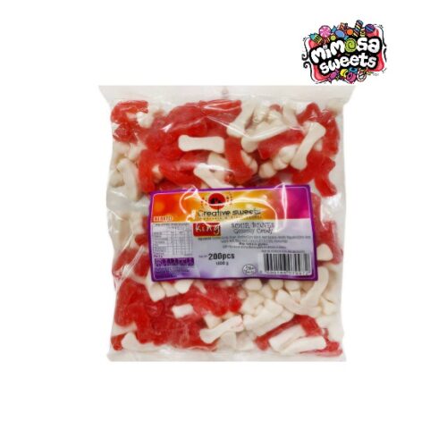 King Candy Gummy Sour Bones 1kg