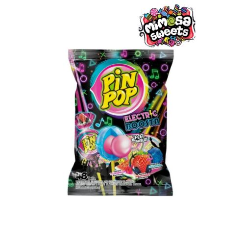 Aldor Pin Pop Electric Boosta Lollipops 48's