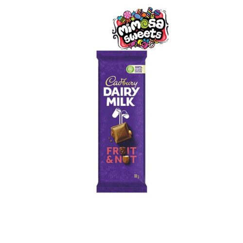 Cadbury Dairy Milk Fruit & Nut Slab 80gx12