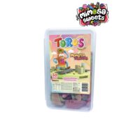 Toros Gummy Jelly Monster Tongues Sour Fizzy Assorted Tub 50's