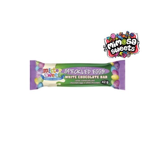 Mister Sweet Speckled Eggs Bar White 42gx24