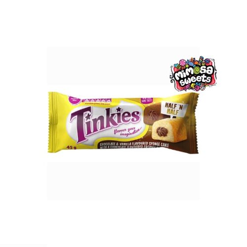 Tinkies Half & Half Chocolate & Vanilla 45gx6