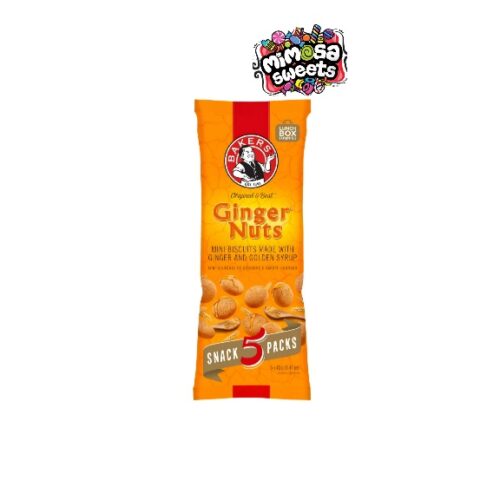 Bakers Mini Ginger Nuts 40gx5