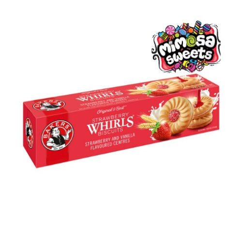 Bakers Strawberry Whirls 200g