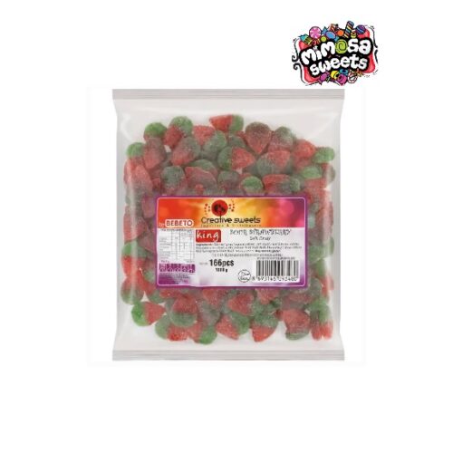 King Candy Gummy Sour Strawberry 1kg