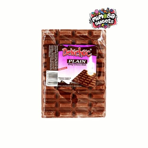 Dewchoc Choco Slab Plain Milk 400g