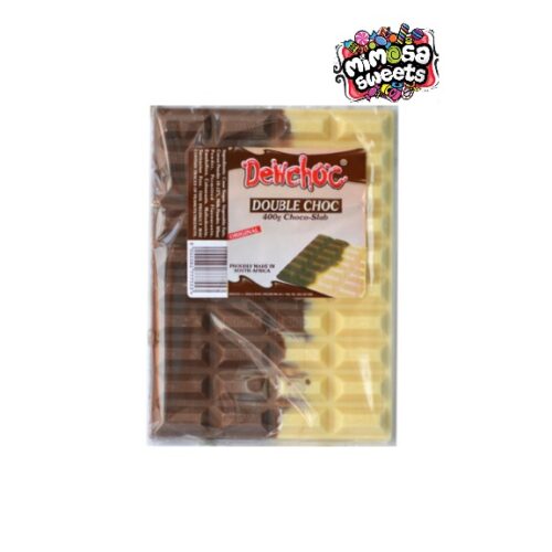 Dewchoc Choco Slab Double Choc 400g