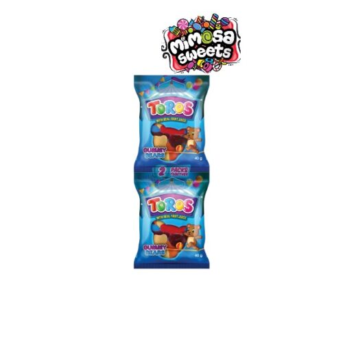 Toros Gummy Gummy Bears 80gx24 (40gx2 Pack)