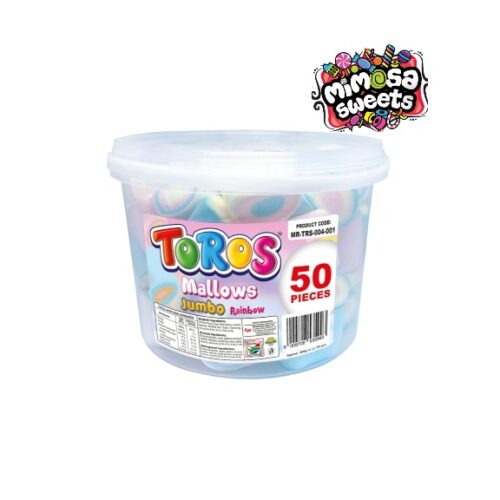 Oya Toros Mallows Bucket Jumbo Rainbow 50's