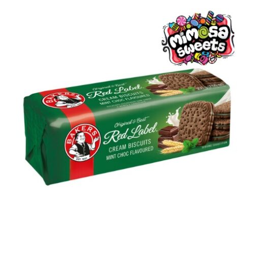 Bakers Red Label Mint Choc Creams 200g