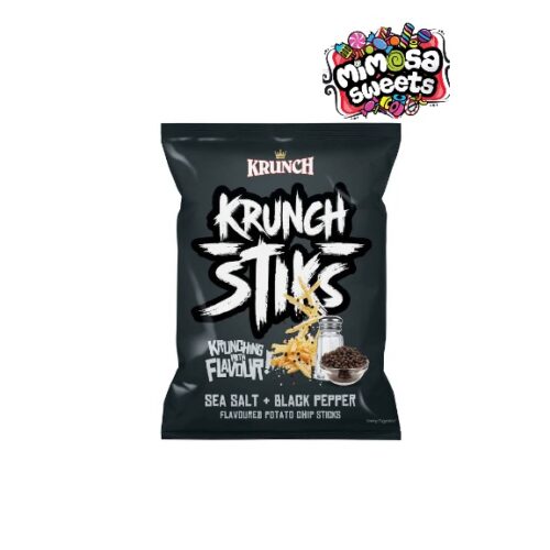 Krunch Stiks Sea Salt & Black Pepper 90g