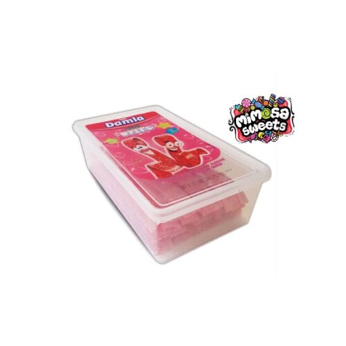 Tayas Damla Sour Belts Strawberry 100's