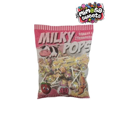 Hot Lips Milky Pops Lollipops 40's