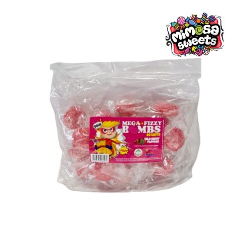Mega Crazy Fizzy Bombs Sour Wild Berry 20's MIMOSA SWEETS