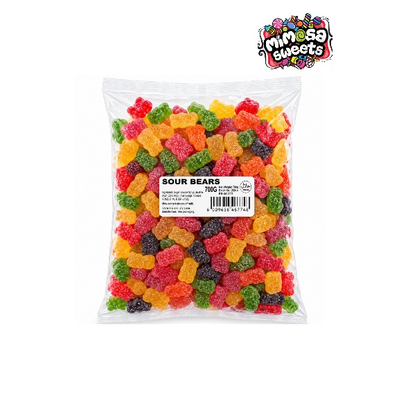 Cartoon Candy Yummy Gummy Sour Bears 700g