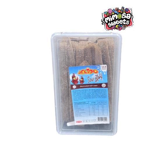 Jelido Sour Blast Belts Cola 113's - MIMOSA SWEETS