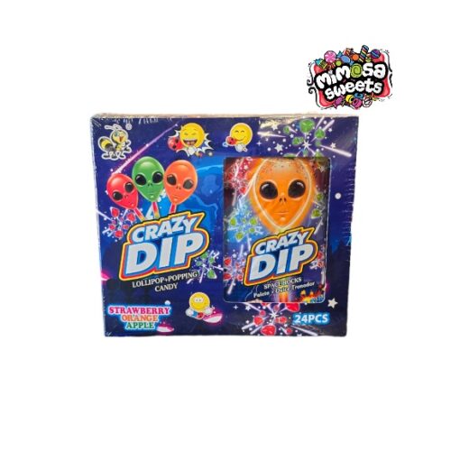 Bee Crazy Dip Lollipop With Popping Candy 24's