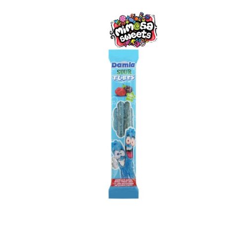 Tayas Damla Sour Tube Blackberry & Raspberry 30gx24