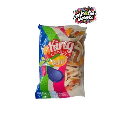 King Candy Gummy Two Layer Snake 1kg