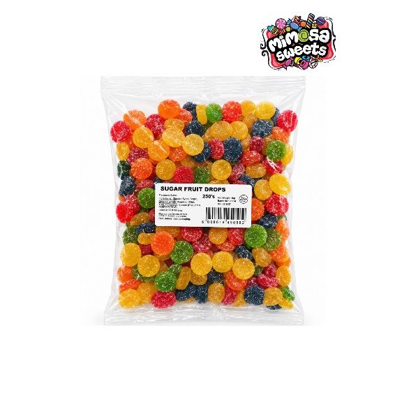 Cartoon Candy Yummy Gummy Sugar Fruit Drops 250's