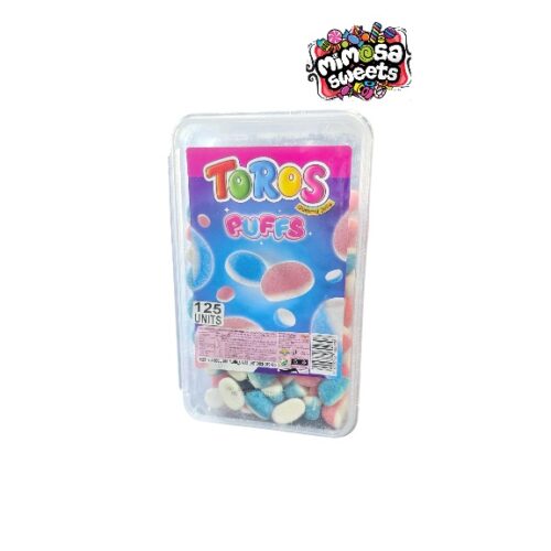 Toros Gummy Jelly Puffs Tub 125's
