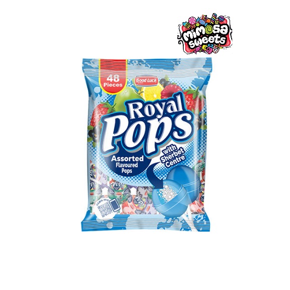 Good Luck Sweets Royal Pops Assorted 48's