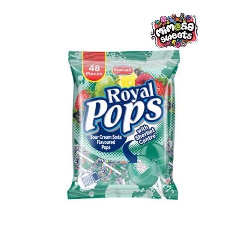 Good Luck Sweets Royal Pops Sour Cream Soda 48's