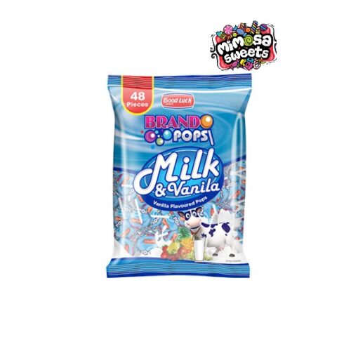 Good Luck Sweets Brando Pops Milk & Vanilla 48's