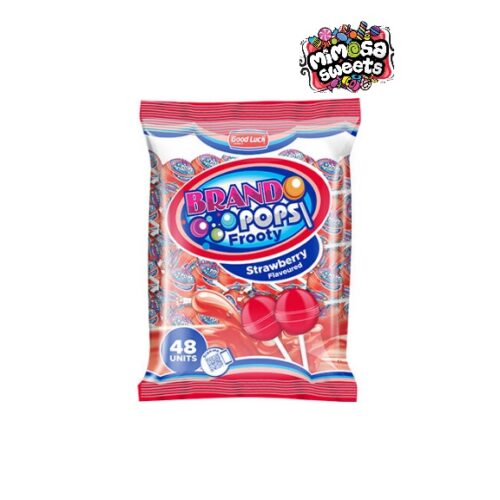 Good Luck Sweets Brando Pops Strawberry 48's