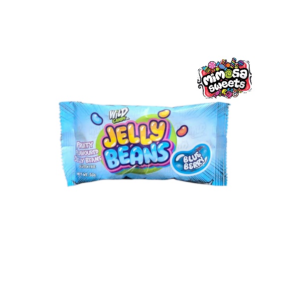 Wild Candy Jelly Beans Blueberry 50gx24