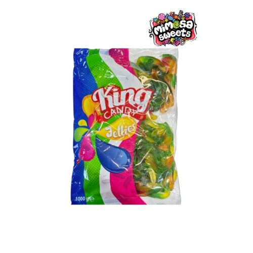 King Candy Gummy Long Worms 1kg