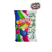King Candy Gummy Fizzy Blue Razz Wedgies 1kg