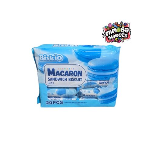 Ama Bom Biskio Macaron Sandwich Biscuits Milk 26gx20