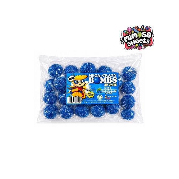 Mega Crazy Fizzy Bombs Sour Tutti Frutti 20's