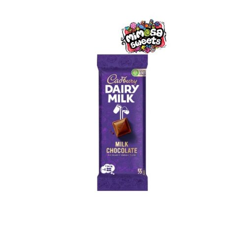 Cadbury Dairy Milk Milk Chocolate Slab 55gx18