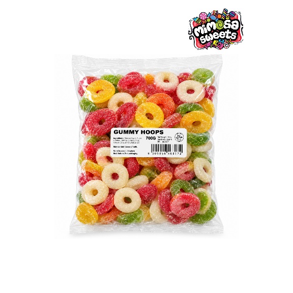 Cartoon Candy Yummy Gummy Hoops 700g