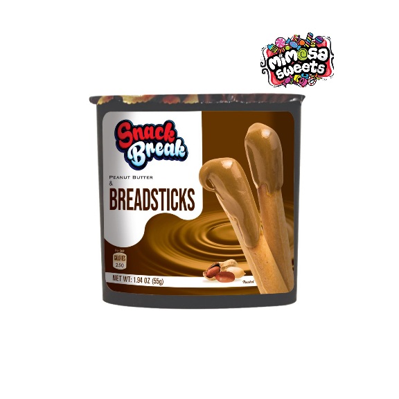 Snack Break Breadsticks Peanut Butter 55g