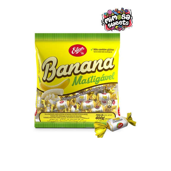 Erlan Banana Chews 400g