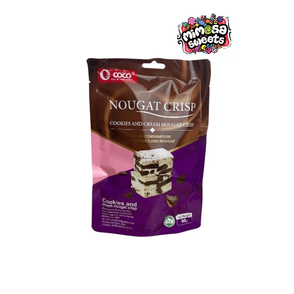 Coco Nougat Crisp Cookies And Cream 90g