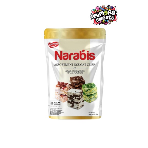 Naraya Narabis Assortment Nougat Crisp 90g