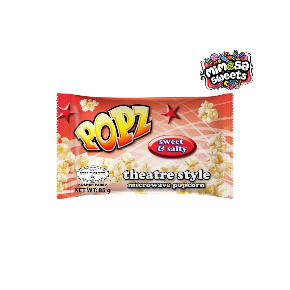 Popz Microwave Popcorn Sweet & Salty 85gx3