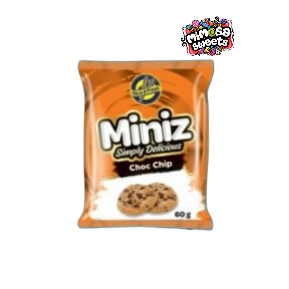 Nice & Fresh Biscuits Miniz Choc Chip 60gx24